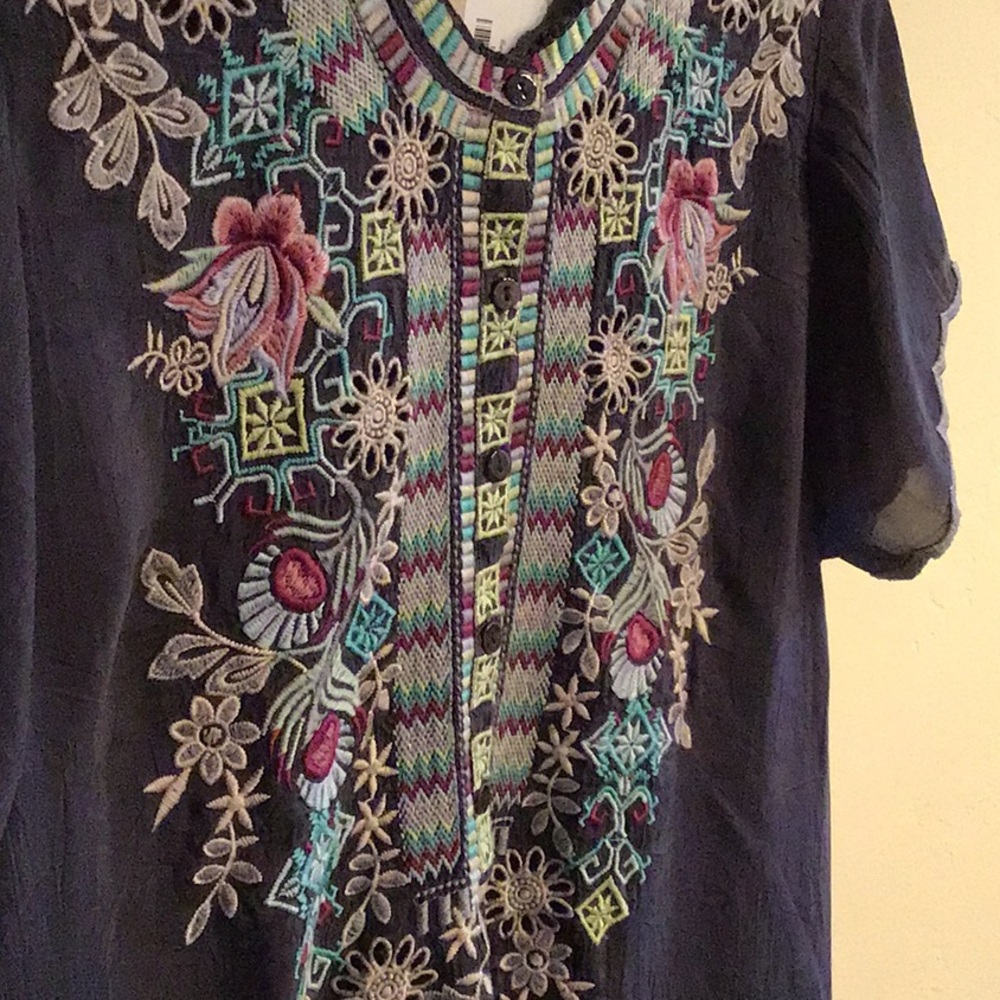 Johnny Was tunic - Picture 4 of 7